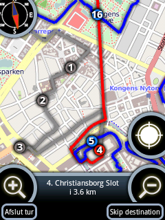 On-device app screenshot